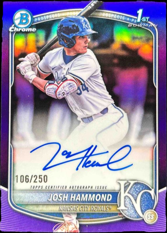 2025 Bowman Draft #CPA-JH Chrome Prospect Auto - Purple Refractor /250 (1st)