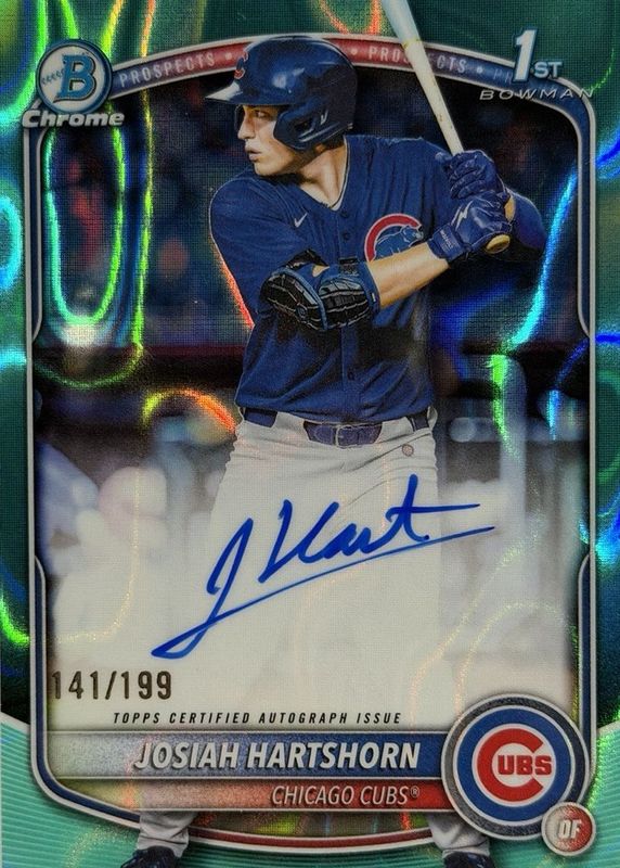 2025 Bowman Draft #CPA-JHA Chrome Prospect Auto - Aqua Lava Refractor /199 (1st)