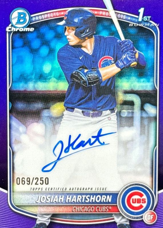 2025 Bowman Draft #CPA-JHA Chrome Prospect Auto - Purple Refractor /250 (1st)