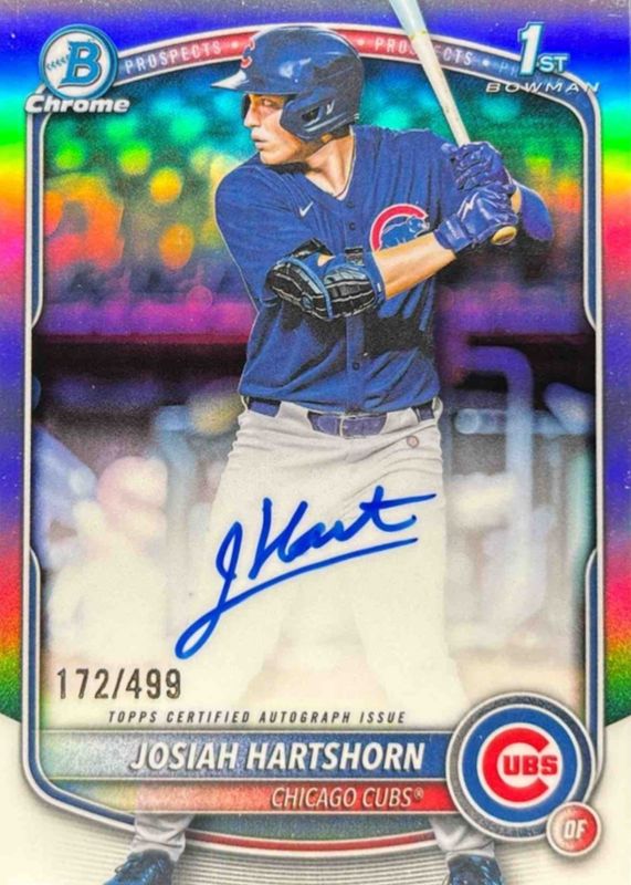 2025 Bowman Draft #CPA-JHA Chrome Prospect Auto - Refractor /499 (1st)