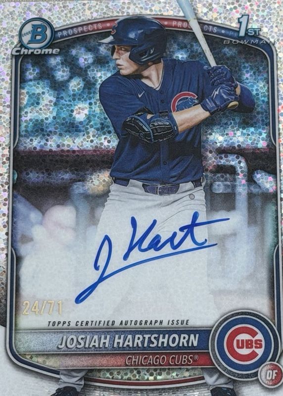 2025 Bowman Draft #CPA-JHA Chrome Prospect Auto - Sparkle Refractor /71 (1st)