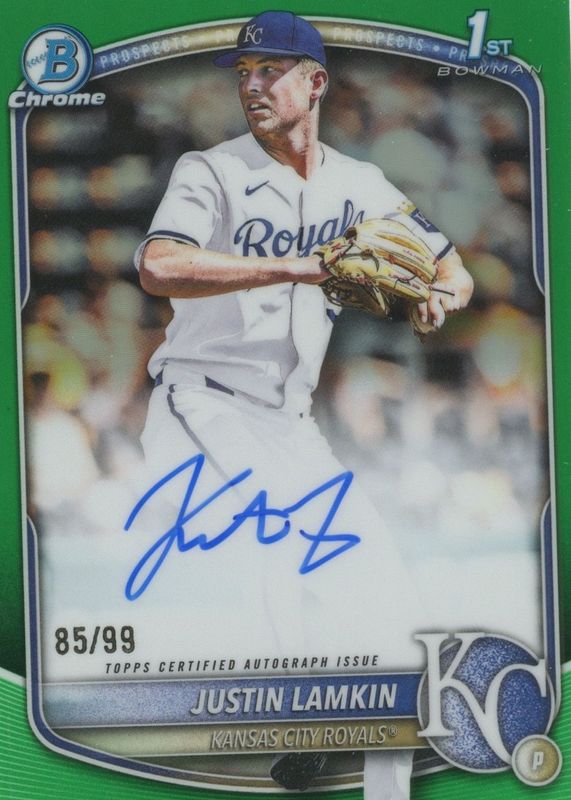 2025 Bowman Draft #CPA-JLA Chrome Prospect Auto - Green Refractor /99 (1st)