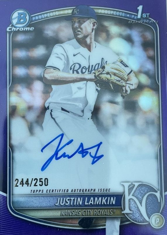2025 Bowman Draft #CPA-JLA Chrome Prospect Auto - Purple Refractor /250 (1st)