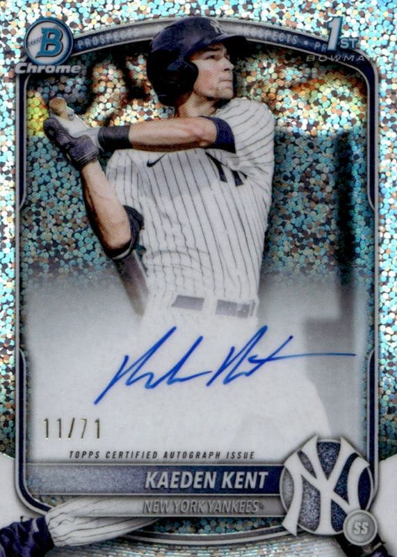 2025 Bowman Draft #CPA-KKE Chrome Prospect Auto - Sparkle Refractor /71 (1st)