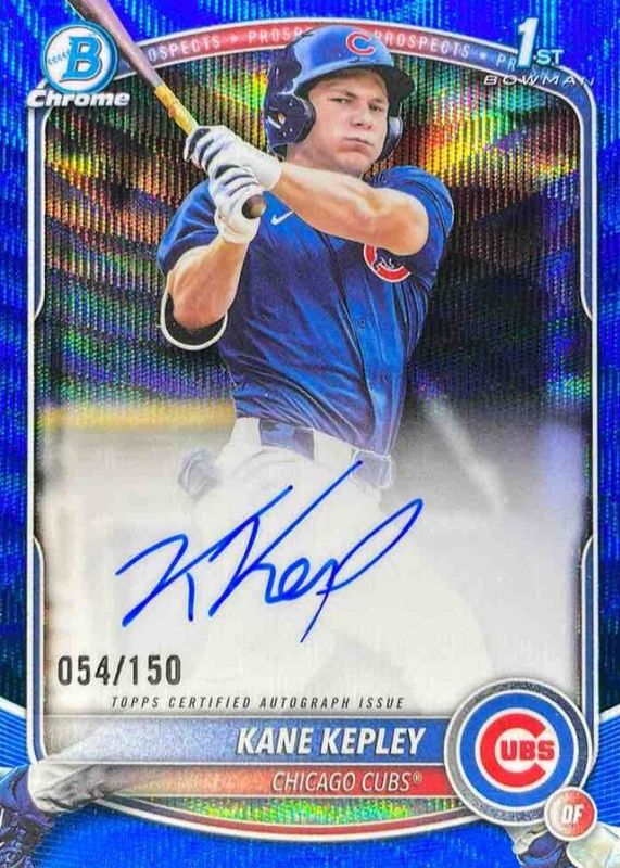 2025 Bowman Draft #CPA-KK Chrome Prospect Auto - Blue Wave Refractor /150 (1st)
