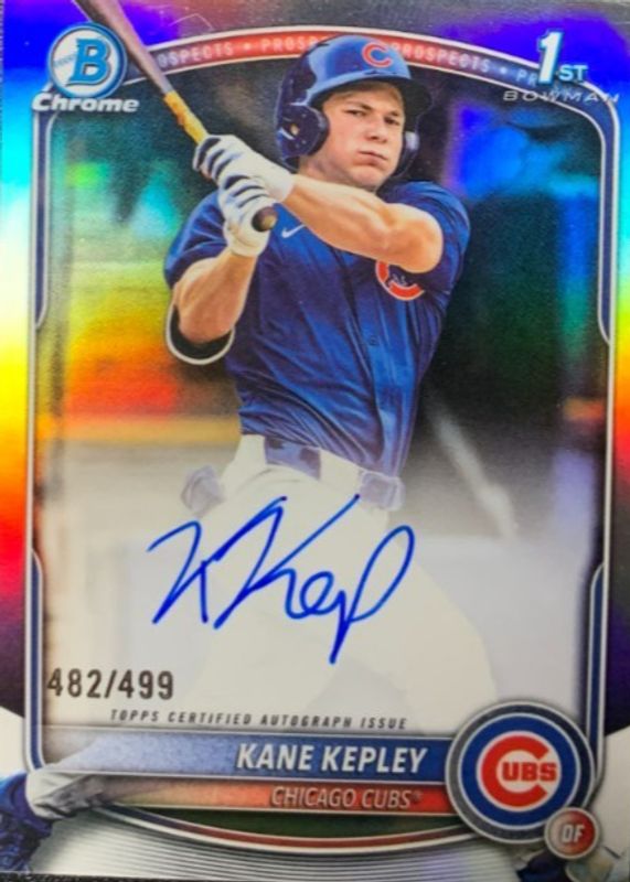 2025 Bowman Draft #CPA-KK Chrome Prospect Auto - Refractor /499 (1st)