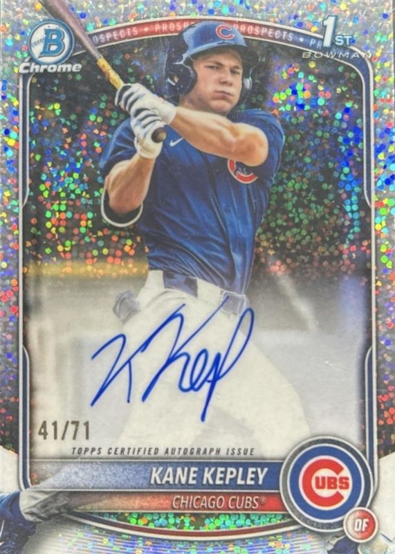 2025 Bowman Draft #CPA-KK Chrome Prospect Auto - Sparkle Refractor /71 (1st)