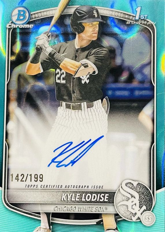 2025 Bowman Draft #CPA-KL Chrome Prospect Auto - Aqua Lava Refractor /199 (1st)