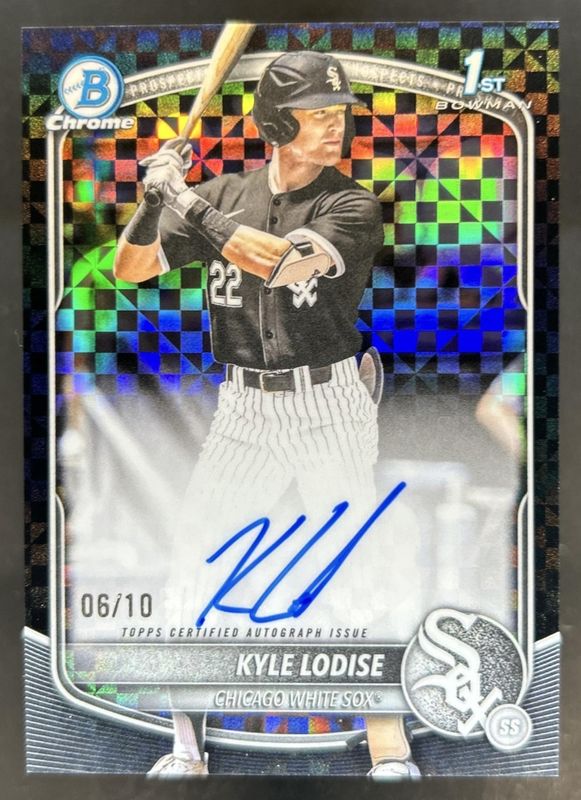 2025 Bowman Draft #CPA-KL Chrome Prospect Auto - Black X-Fractor /10 (1st)