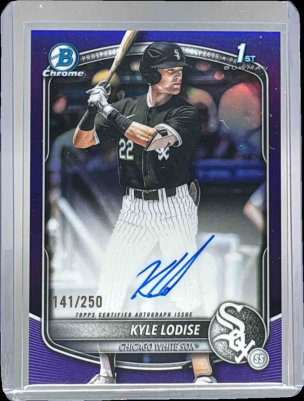2025 Bowman Draft #CPA-KL Chrome Prospect Auto - Purple Refractor /250 (1st)