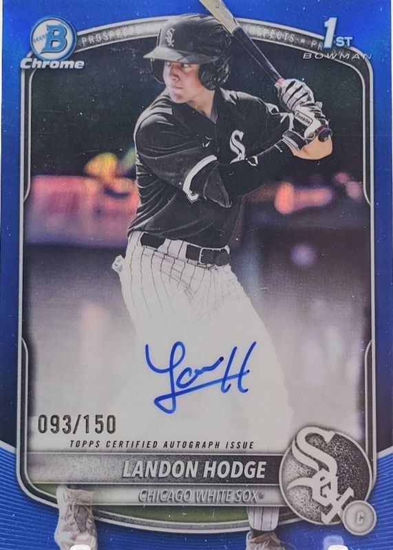 2025 Bowman Draft #CPA-LHO Chrome Prospect Auto - Blue Refractor /150 (1st)