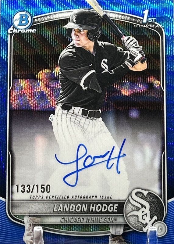 2025 Bowman Draft #CPA-LHO Chrome Prospect Auto - Blue Wave Refractor /150 (1st)