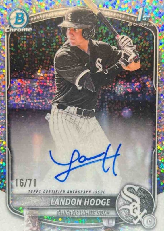 2025 Bowman Draft #CPA-LHO Chrome Prospect Auto - Sparkle Refractor /71 (1st)