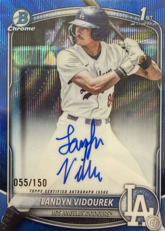 2025 Bowman Draft #CPA-LV Chrome Prospect Auto - Blue Wave Refractor /150 (1st)