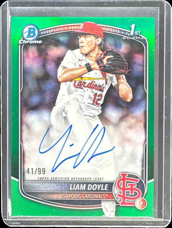 2025 Bowman Draft #CPA-LD Chrome Prospect Auto - Green Refractor /99 (1st)