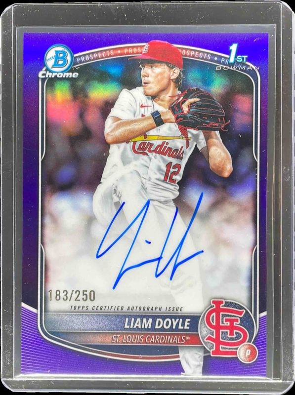 2025 Bowman Draft #CPA-LD Chrome Prospect Auto - Purple Refractor /250 (1st)