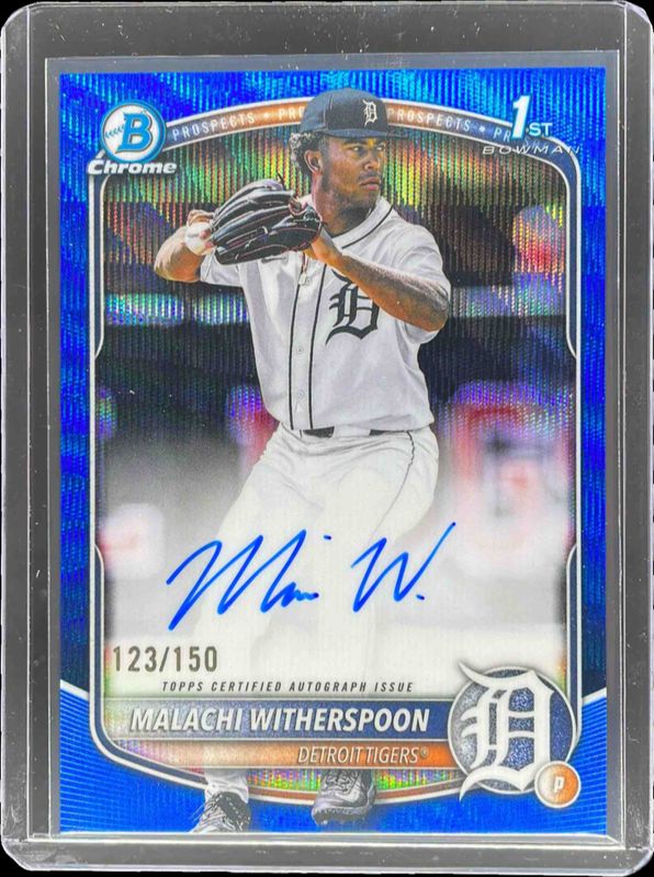 2025 Bowman Draft #CPA-MW Chrome Prospect Auto - Blue Wave Refractor /150 (1st)