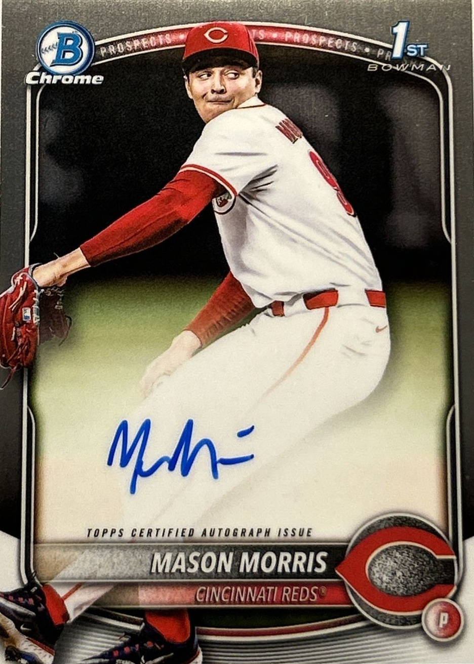 Mason Morris 2025 Bowman Draft #CPA-MM Chrome Prospect Auto (1st 