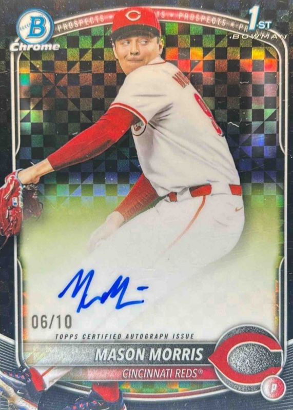 2025 Bowman Draft #CPA-MM Chrome Prospect Auto - Black X-Fractor /10 (1st)
