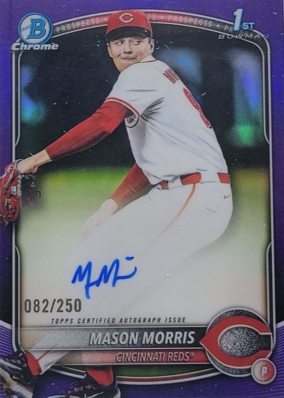 2025 Bowman Draft #CPA-MM Chrome Prospect Auto - Purple Refractor /250 (1st)