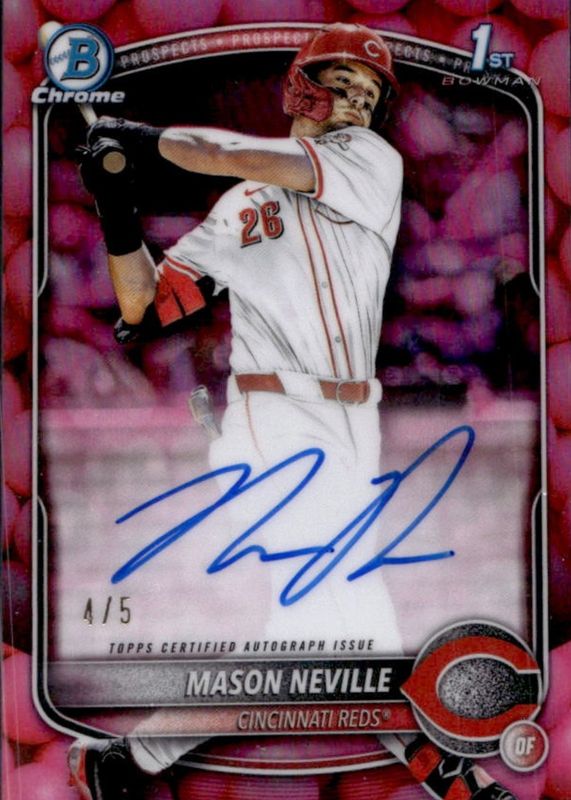 2025 Bowman Draft #CPA-MN Chrome Prospect Auto - Gum Ball Refractor /5 (1st)