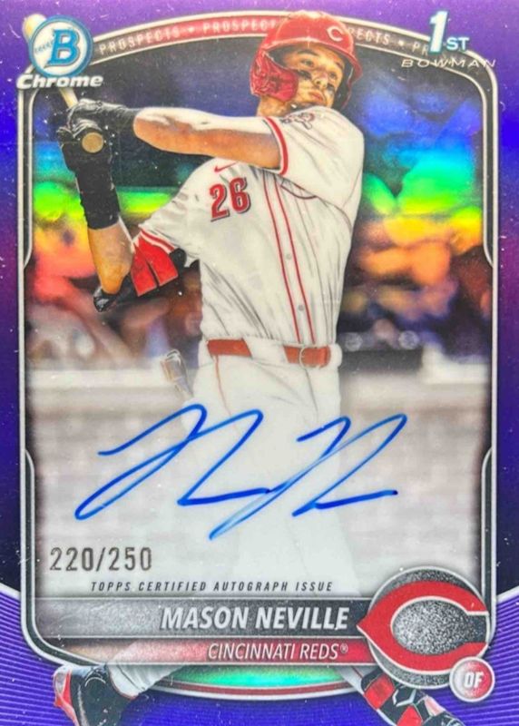 2025 Bowman Draft #CPA-MN Chrome Prospect Auto - Purple Refractor /250 (1st)