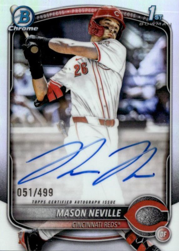 2025 Bowman Draft #CPA-MN Chrome Prospect Auto - Refractor /499 (1st)