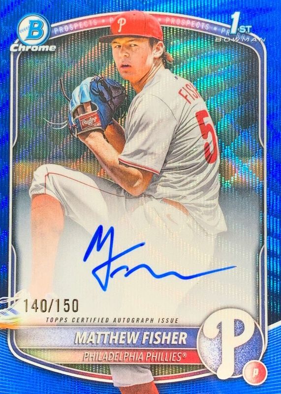 2025 Bowman Draft #CPA-MF Chrome Prospect Auto - Blue Wave Refractor /150 (1st)