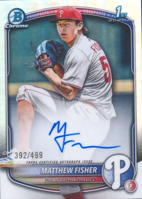 2025 Bowman Draft #CPA-MF Chrome Prospect Auto - Refractor /499 (1st)