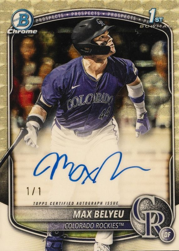 2025 Bowman Draft #CPA-MB Chrome Prospect Auto - Superfractor /1 (1st)