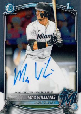2025 Bowman Draft #CPA-MWI Chrome Prospect Auto (1st)