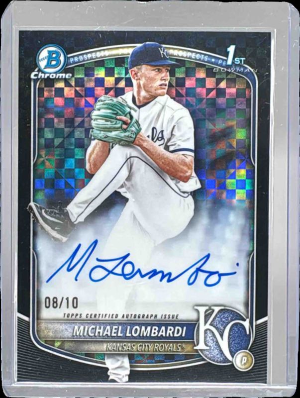 2025 Bowman Draft #CPA-ML Chrome Prospect Auto - Black X-Fractor /10 (1st)