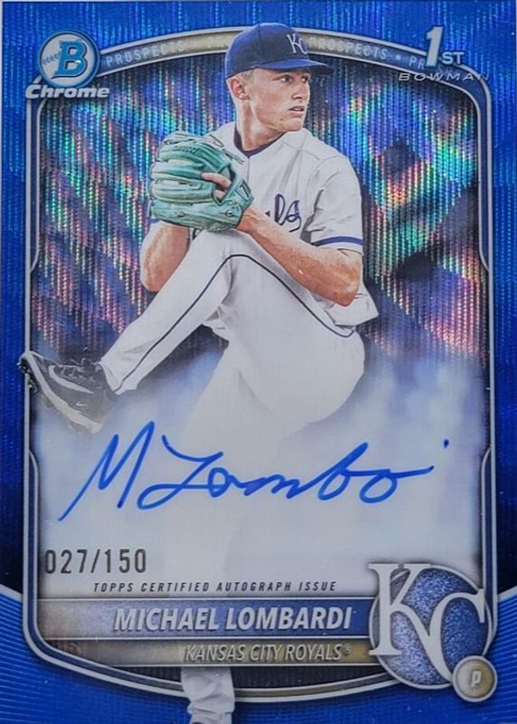 2025 Bowman Draft #CPA-ML Chrome Prospect Auto - Blue Wave Refractor /150 (1st)