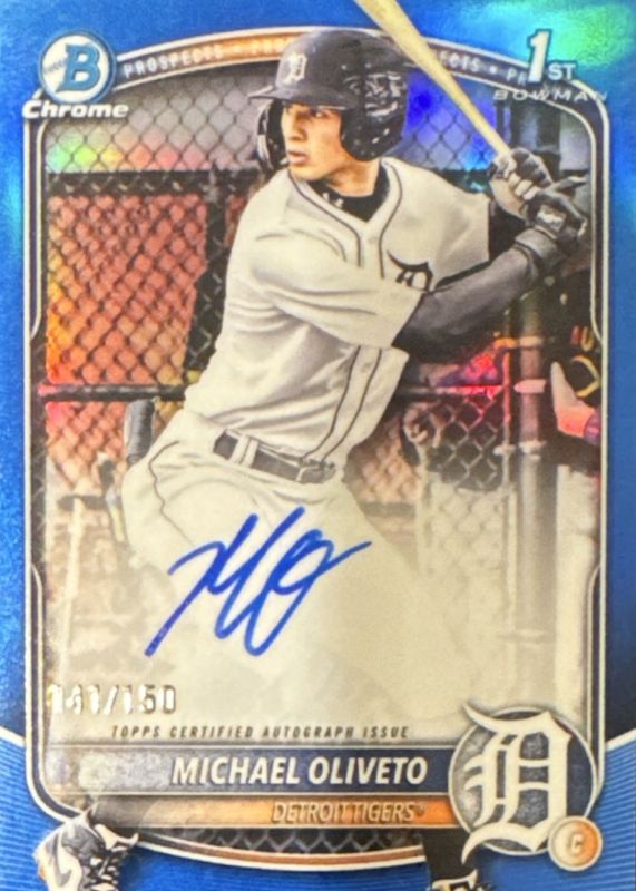 2025 Bowman Draft #CPA-MO Chrome Prospect Auto - Blue Refractor /150 (1st)