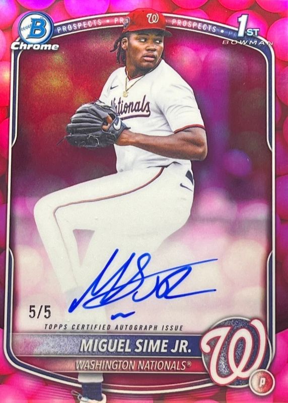 2025 Bowman Draft #CPA-MS Chrome Prospect Auto - Gum Ball Refractor /5 (1st)