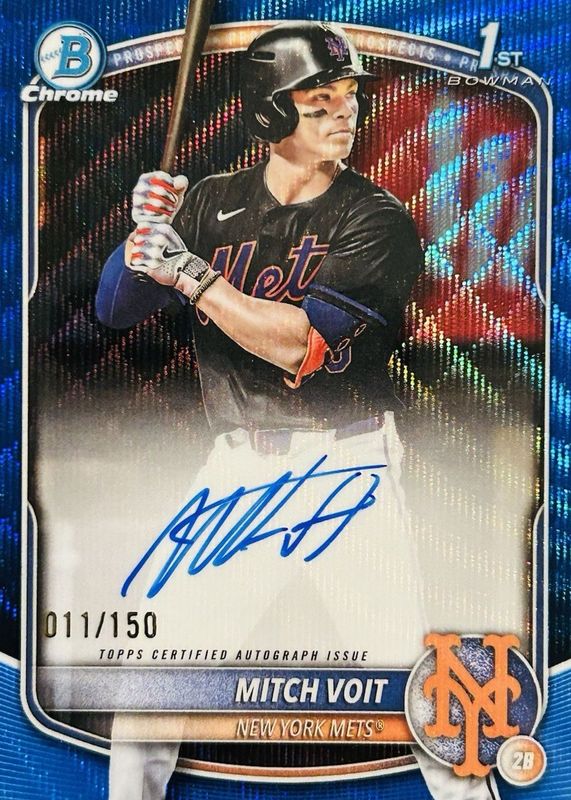 2025 Bowman Draft #CPA-MV Chrome Prospect Auto - Blue Wave Refractor /150 (1st)