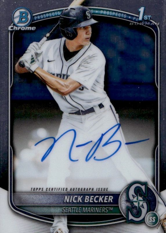 2025 Bowman Draft #CPA-NB Chrome Prospect Auto (1st)
