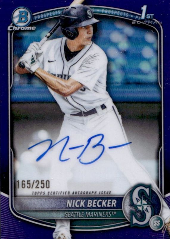 2025 Bowman Draft #CPA-NB Chrome Prospect Auto - Purple Refractor /250 (1st)