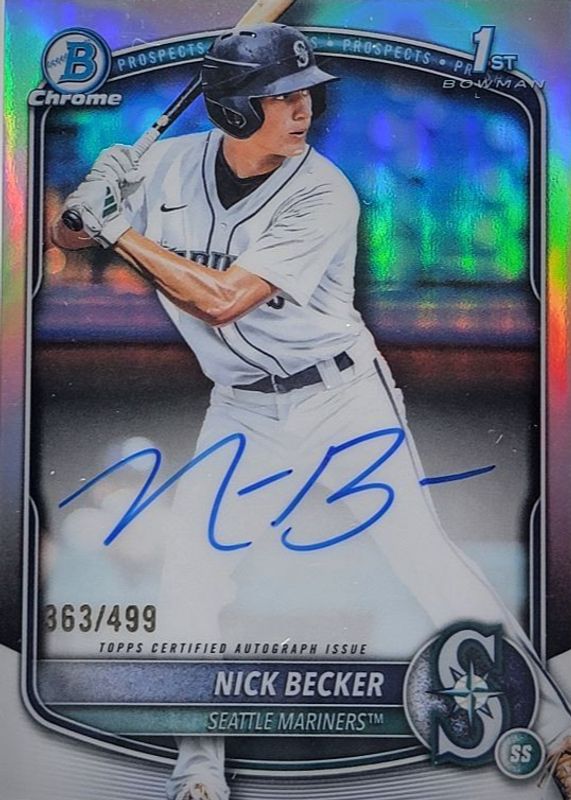 2025 Bowman Draft #CPA-NB Chrome Prospect Auto - Refractor /499 (1st)