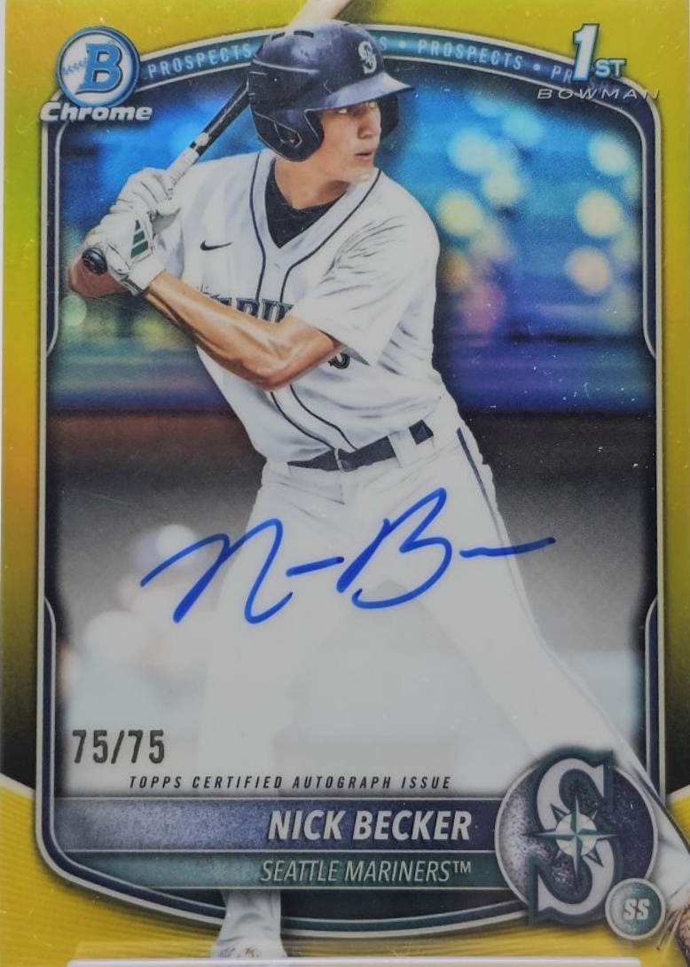 Nick Becker Baseball Cards Price Guide - Sports Card Investor