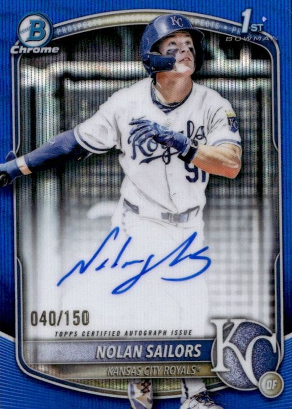 2025 Bowman Draft #CPA-NSA Chrome Prospect Auto - Blue Wave Refractor /150 (1st)