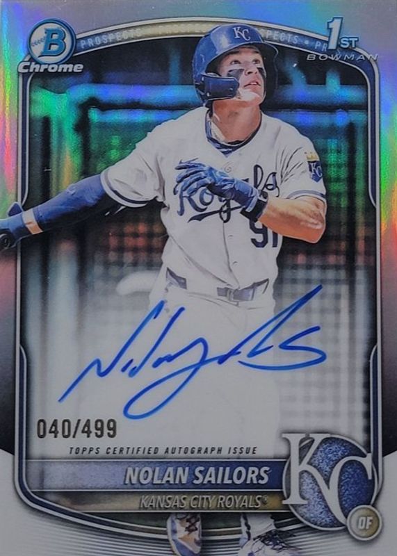2025 Bowman Draft #CPA-NSA Chrome Prospect Auto - Refractor /499 (1st)