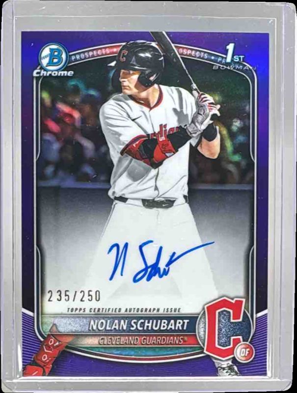 2025 Bowman Draft #CPA-NS Chrome Prospect Auto - Purple Refractor /250 (1st)