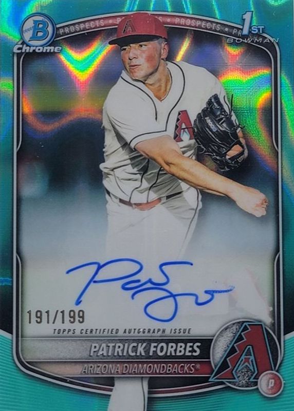 2025 Bowman Draft #CPA-PF Chrome Prospect Auto - Aqua Lava Refractor /199 (1st)