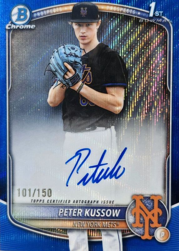 2025 Bowman Draft #CPA-PK Chrome Prospect Auto - Blue Wave Refractor /150 (1st)