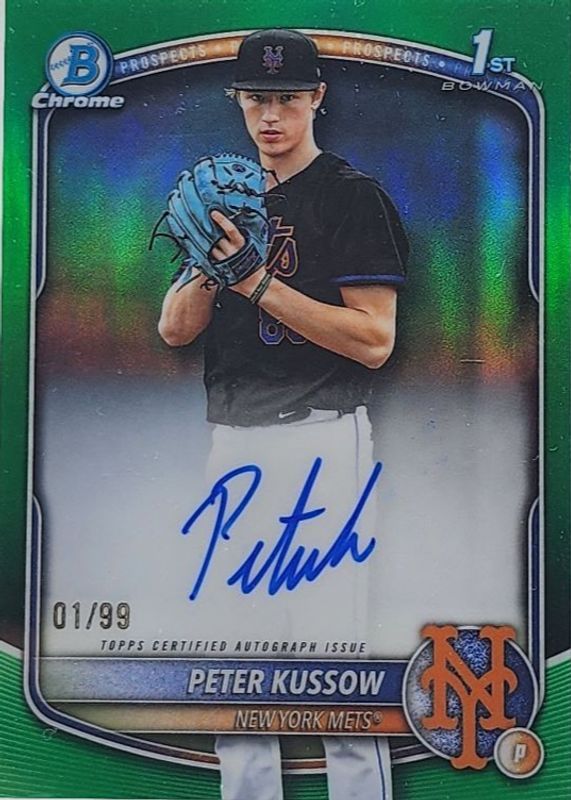 2025 Bowman Draft #CPA-PK Chrome Prospect Auto - Green Refractor /99 (1st)