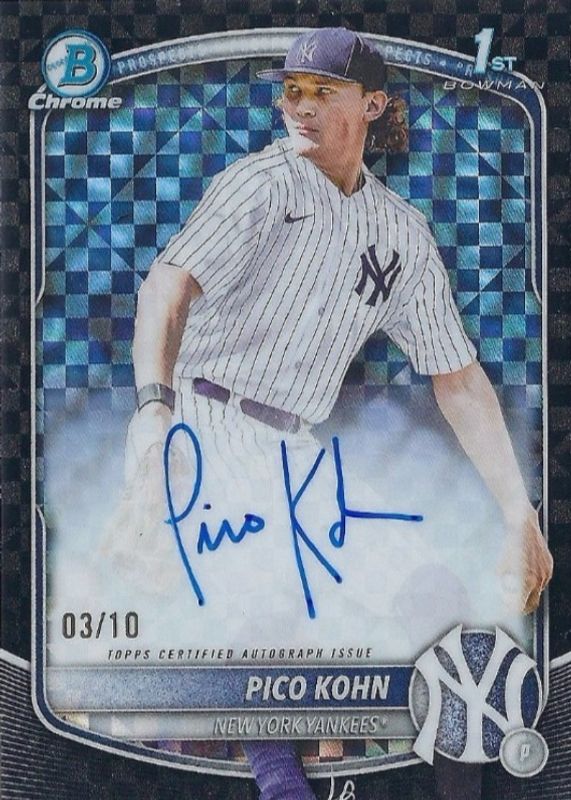 2025 Bowman Draft #CPA-PKO Chrome Prospect Auto - Black X-Fractor /10 (1st)