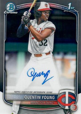 2025 Bowman Draft #CPA-QY Chrome Prospect Auto (1st)