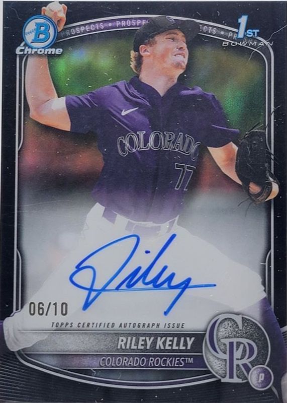2025 Bowman Draft #CPA-RK Chrome Prospect Auto - Black Refractor /10 (1st)