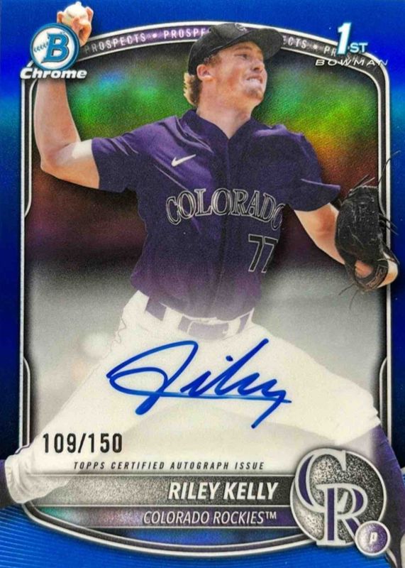 2025 Bowman Draft #CPA-RK Chrome Prospect Auto - Blue Refractor /150 (1st)